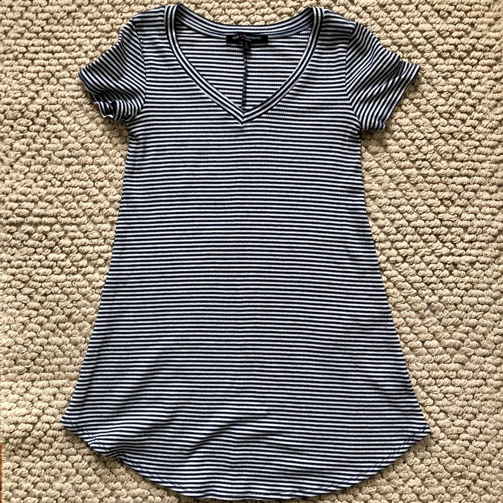 One clothing Stripped t-shirt dress 👗